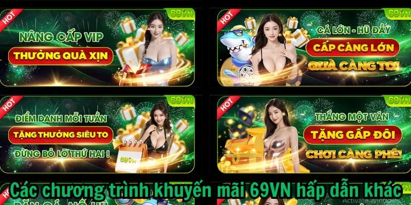 Cập nhật một số khuyến mãi 69VN khác