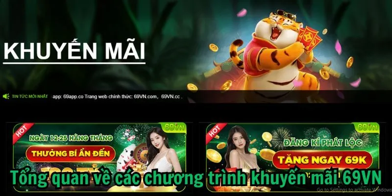 Tổng quan về các chương trình khuyến mãi 69VN